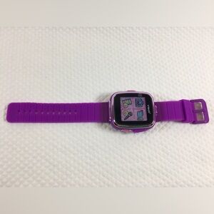 Vtech Kidizoom Smart Watch Purple Interactive Games Camera No Charger Learning